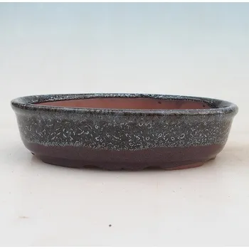 Květináč Bonsai miska 18,5 x 14,5 x 4,5 cm vínovobílá