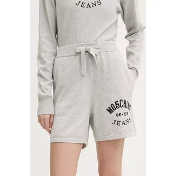 Pánské kraťasy Bavlněné šortky Moschino Jeans 0380.3201 šedá 09X, vel. L