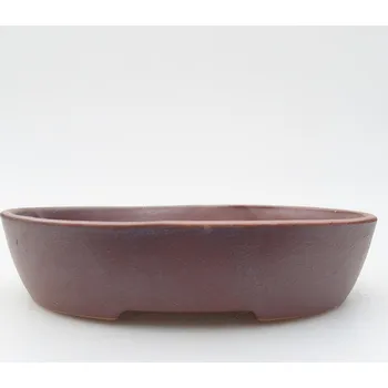 Květináč Keramická bonsai miska 17,5 x 14 x 4 cm kovová