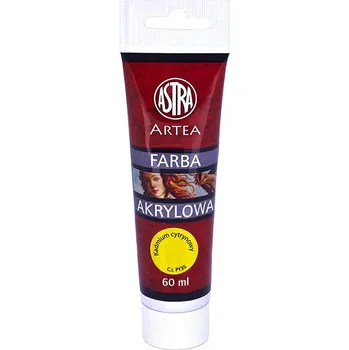 Vodová barva ASTRA barva akrylová 60ml citronový kadm