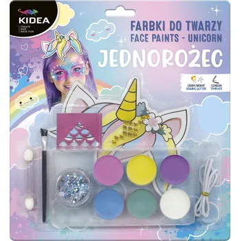 Speciální výtvarná barva DRF KIDEA barvy na obličej UNICORN