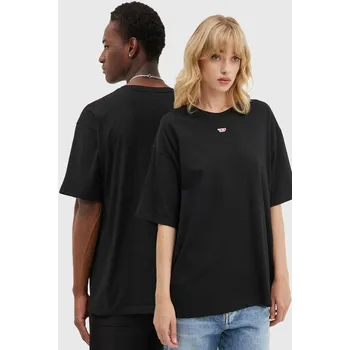 Pánské oblečení Bavlněné tričko Diesel T-BOXT-D A14929.0GRAI černá 99X, vel. XL