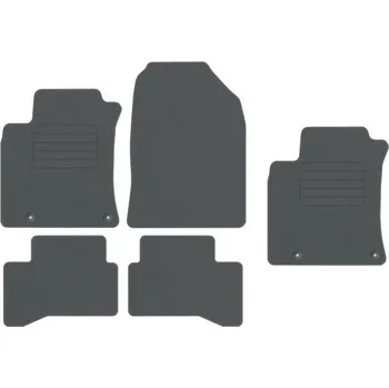 autokoberec Kobercové rohožky Edecor velurové 5 ks