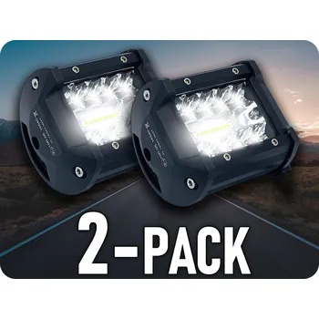 Přídavný světlomet LED pracovní světlo 30W, 1300lm, 12V/24V, IP67/2-PACK! [LB0086]