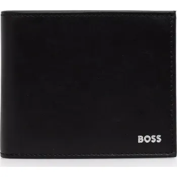 Peněženka Kožená peněženka BOSS Randy_Trifold černá barva, 50546139 99X, vel. ONE SIZE