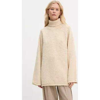 Pánský svetr Vlněný svetr By Malene Birger CHARICE Q72457003 béžová 08X, vel. S