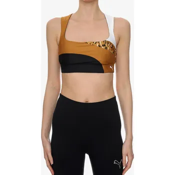 Puma MID IMPACT SAFARI GLAM BRA BLACK-DE S