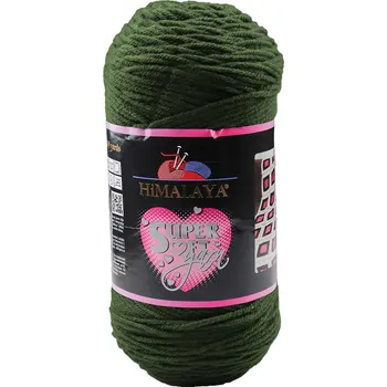 Příze Himalaya Super Soft Yarn 80807 vojenská zelená