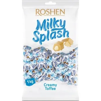 Bonbon Bonbóny Roshen Milky Splash Toffi s mléčnou náplní 1 kg