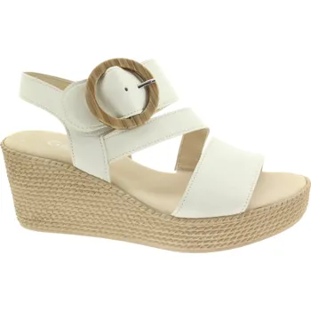 Dámské sandále GABOR Dámské kožené latte sandály na klínku 64.770.20-255 Velikost 37,5