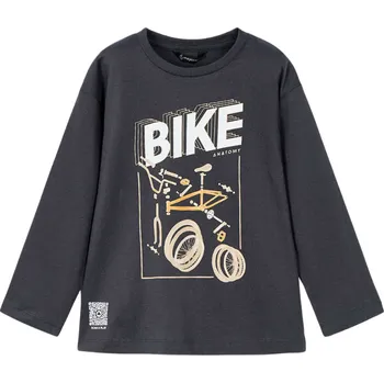 MAYORAL chlapecké tričko DR Bike tm. černá vel. 134 cm