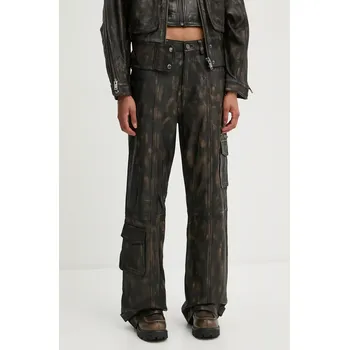 Dámské kalhoty Kalhoty Gestuz dámské, černá barva, jednoduché, high waist, 10909474 99A, vel. 38