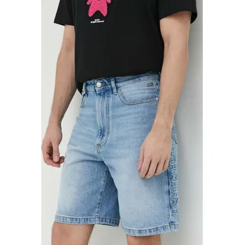 Pánské kraťasy Džínové šortky GCDS CC94M031404 modrá 55J, vel. 31