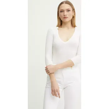 Dámský svetr Svetr Elisabetta Franchi dámský, béžová barva, lehký, MK98T51E2 01X, vel. 38