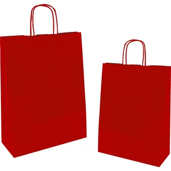 Dárková taška Papírová taška JOLLY střední bordo