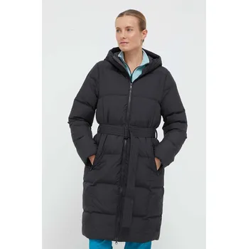 Péřová bunda Jack Wolfskin dámská, černá barva, zimní 1206132 99X, vel. S