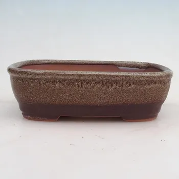 Květináč Bonsai miska 16,5 x 12 x 5 cm hnědá