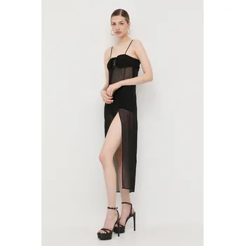 Dámské šaty Šaty Patrizia Pepe černá barva, maxi 2A2557.A060 99X, vel. 40