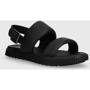 Dámské sandále Kožené sandály Sorel ONA STREETWORKS GO-TO FL dámské, černá barva, 2070231010 99X, EUR 37