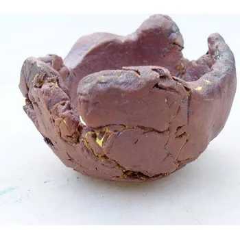 Květináč Keramická Skořápka 4,5 x 4,5 x 4 cm režná