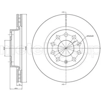 Brzdový kotouč Brzdový kotouč METELLI 23-0733C
