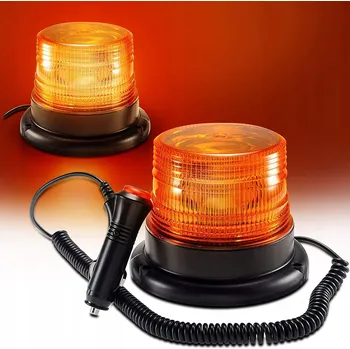 Lampička LED maják s vysokým výkonem Oranžová výstražná lampa Kogut