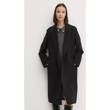 Dámský kabát Kabát Joop! dámský, černá barva, přechodný, bez zapínání, 30043459 99X, vel. 40