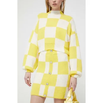 Dámská sukně Sukně s příměsí vlny Stine Goya SG4815 žlutá 11X, vel. M