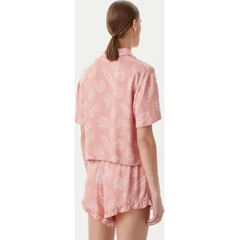 Dámské pyžamo Hunkemöller Pyžamový top 301513 Béžová Regular Fit M