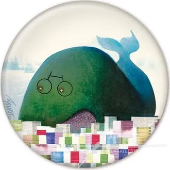 Dekorativní magnet Magnet - Moudrá velryba ze Zahrady