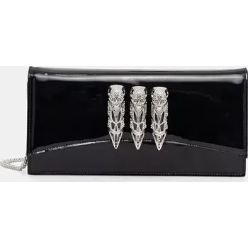 Kabelka Kožené psaníčko Philipp Plein černá barva, AADA WBA2044 PLE010N AADA.WBA2044.PLE010N 99X, vel. ONE SIZE