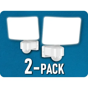 LED bezrámový reflektor s PIR senzorem 30W, 2200lm, 4000K, bílý/2-PACK! [AD-NL-6148WLR4] Neutrální bílá