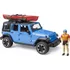 autíčko Bruder 02529 Jeep Wrangler Unlimited Rubicon s kajakem a figurkou kajakáře