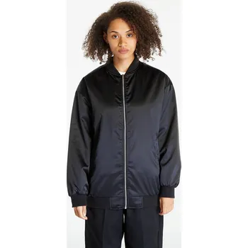 Dámský bomber Bunda Urban Classics Ladies Oversized Satin Bomber Jacket Black S
