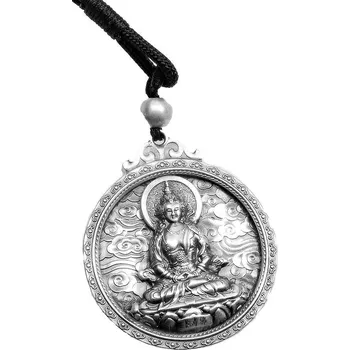 Přívěsek River Šperky. Stříbrný přívěsek. 992024806 amulet se symbolem osvíceného, Buddha Dorje.