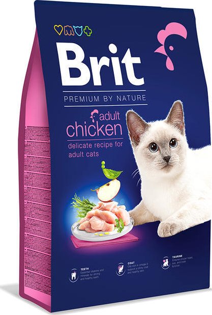 Brit Premium by Nature Cat. Adult Chicken 8kg