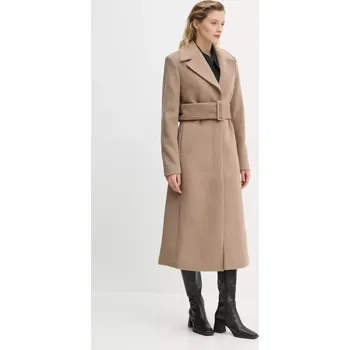 Dámský kabát Vlněný kabát Remain 0 502089 béžová 80X, vel. 40
