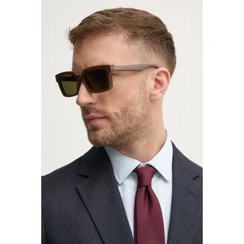 Sluneční brýle Sluneční brýle Gucci pánské, hnědá barva, GG1543S 88X, vel. 54