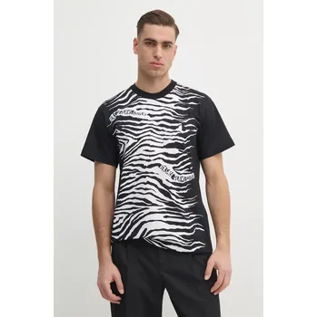 Bavlněné tričko Versace Jeans Couture 78GAH6RZ.JS463 černá 99A, vel. S