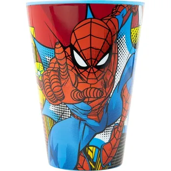Plastový kelímek 430 ML SPIDERMAN MIDNIGHT FLYER
