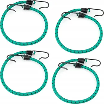 autokoberec Sada 4 kusů expandérů elastického lana s háčky pro upevnění 70 cm