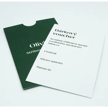 Dárkový potravinový koš Olivie DÁRKOVÝ POUKAZ tištěný 1639 Hodnota: 1000 Kč