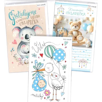 Přání "T" k narození dítěte mix