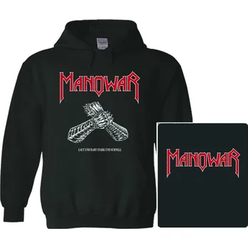 Pánská mikina mikina s kapucí Manowar - Laut Und Hart Stark Und Schnell