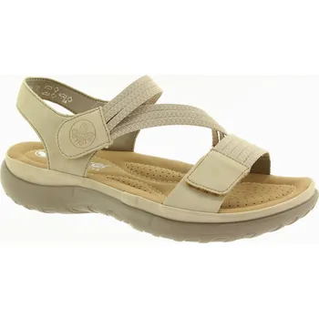 Dámské sandále RIEKER Dámské béžové sandály 64870-62-355 Velikost 38