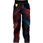 WAMU Dětské softshellové kalhoty, MOUNTAIN BIKE, tmavá 104 - 110