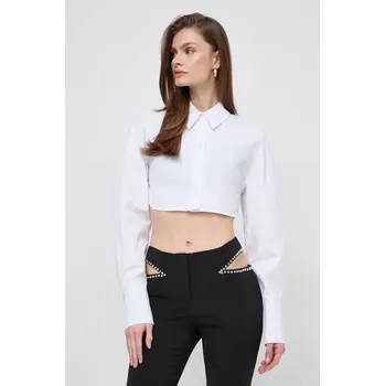 Pánská košile Bavlněná košile Patrizia Pepe bílá barva, regular, s klasickým límcem, 8C0696 A391 8C0696.A391 00A, vel. 38