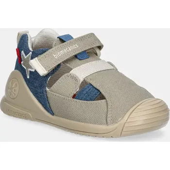 Dívčí sandály Dětské sandály Biomecanics béžová barva, 252176 80X, EUR 18