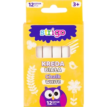 Křídy bílé STRIGO 12 ks