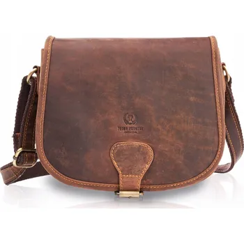 Paolo Peruzzi kabelka přes rameno přírodní kůže hnědá